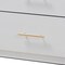 Baxton Studio Mirza White Wood 5-Drawer Twin Size Storage Bed with Pull-Out Desk 169-10829 - alternate 8